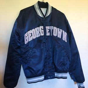 Vintage Georgetown starter jacket men large